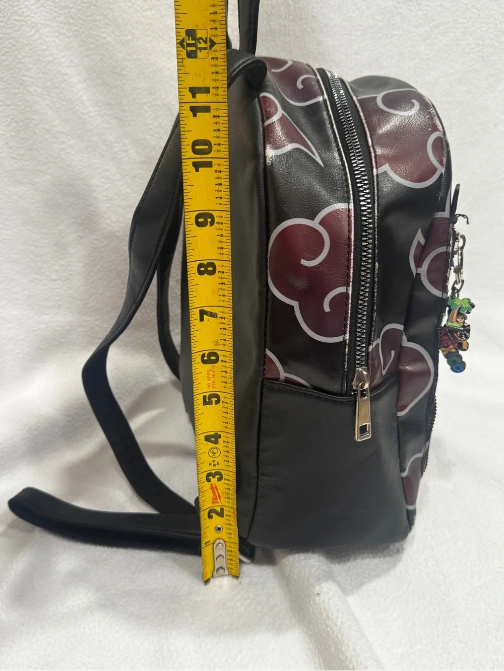 Itachi Akatsuki Graphic Black Mini Backpack